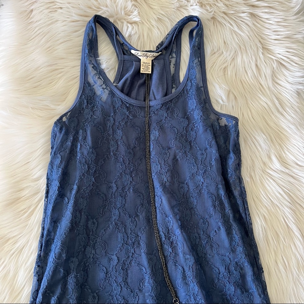 Lace Tank With Necklace
